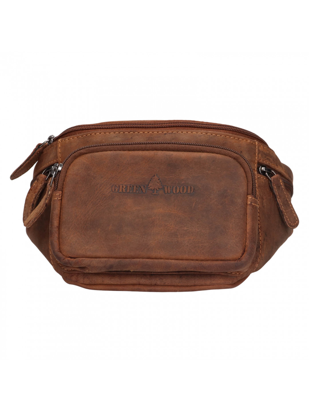 Pánská kožená ledvinka Greenwood Terras – koňak